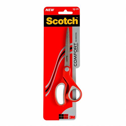 Scotch 1427 stationery/craft scissors Universal Straight cut Grey Red