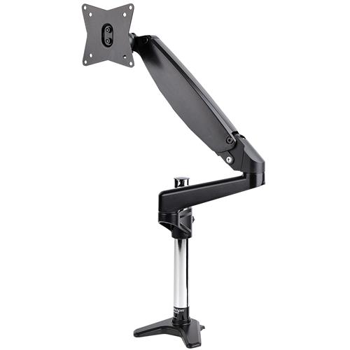 StarTech.com Desk Mount Monitor Arm for Single VESA Display up to 32" or 49" Ultrawide 8kg/17.6lb - Full Motion Articulating & Height Adjustable - C-Clamp Grommet - Single Monitor Arm