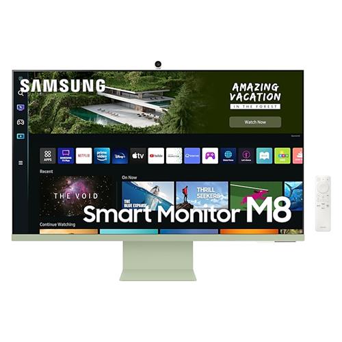 Samsung LS32BM80GUUXXU computer monitor 81.3 cm (32") 3840 x 2160 pixels 4K Ultra HD Green White