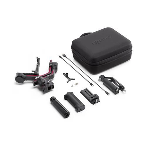 DJI RS 3 Pro. Type: Hand camera stabilizer Product colour: Black Mounting: 1/4". Battery technology: Lithium Polymer (LiPo) Battery capacity: 1950 mAh Operating time: 12 h. Cables included: USB