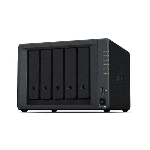 Synology DiskStation DS1522+ NAS/storage server Tower AMD Embedded R-Series SoC R1600 8 GB DDR4 0 TB DiskStation Manager Black