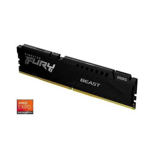 Kingston Technology FURY Beast 16GB 5600MT/s DDR5 CL36 DIMM Black. Component for: PC Internal memory: 16 GB Memory layout (modules x size): 1 x 16 GB Internal memory type: DDR5 Memory form factor: 288-pin DIMM CAS latency: 36