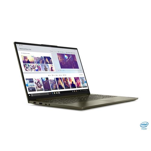 Lenovo Yoga Creator 7i Laptop 39.6 cm (15.6&quot;) Full HD Intel Core i7 i7-10750H 16 GB DDR4-SDRAM 512 GB SSD NVIDIA GeForce GTX 1650 Wi-Fi 6 (802.11ax) Windows 10 Home Green Metallic