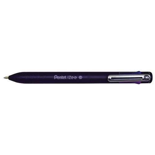 Pentel IZEE 4 Colour Ballpoint Pen Education 1.0mm Tip 0.5mm Line (Pack 12) BXC470-DV-ACDV