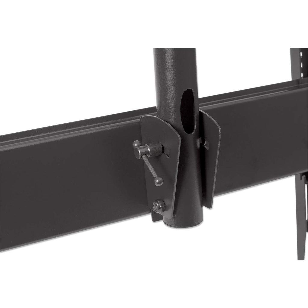 Manhattan Ceiling Mount for TV & Monitors For screens: 37" to 75" Adjustable height: 105-156 cm VESA compatability: all between 200x200 to 800x400mm - check the dimensions of the four mounting holes on back of screen to ensure it fits Max 50kg L Manhattan Ceiling Mount for TV & Monitors For screens: 37" to 75" Adjustable height: 105-156 cm VESA compatability: all between 200x200 to 800x400mm - check the dimensions of the four mounting holes on back of screen to ensure it fits Max 50kg L