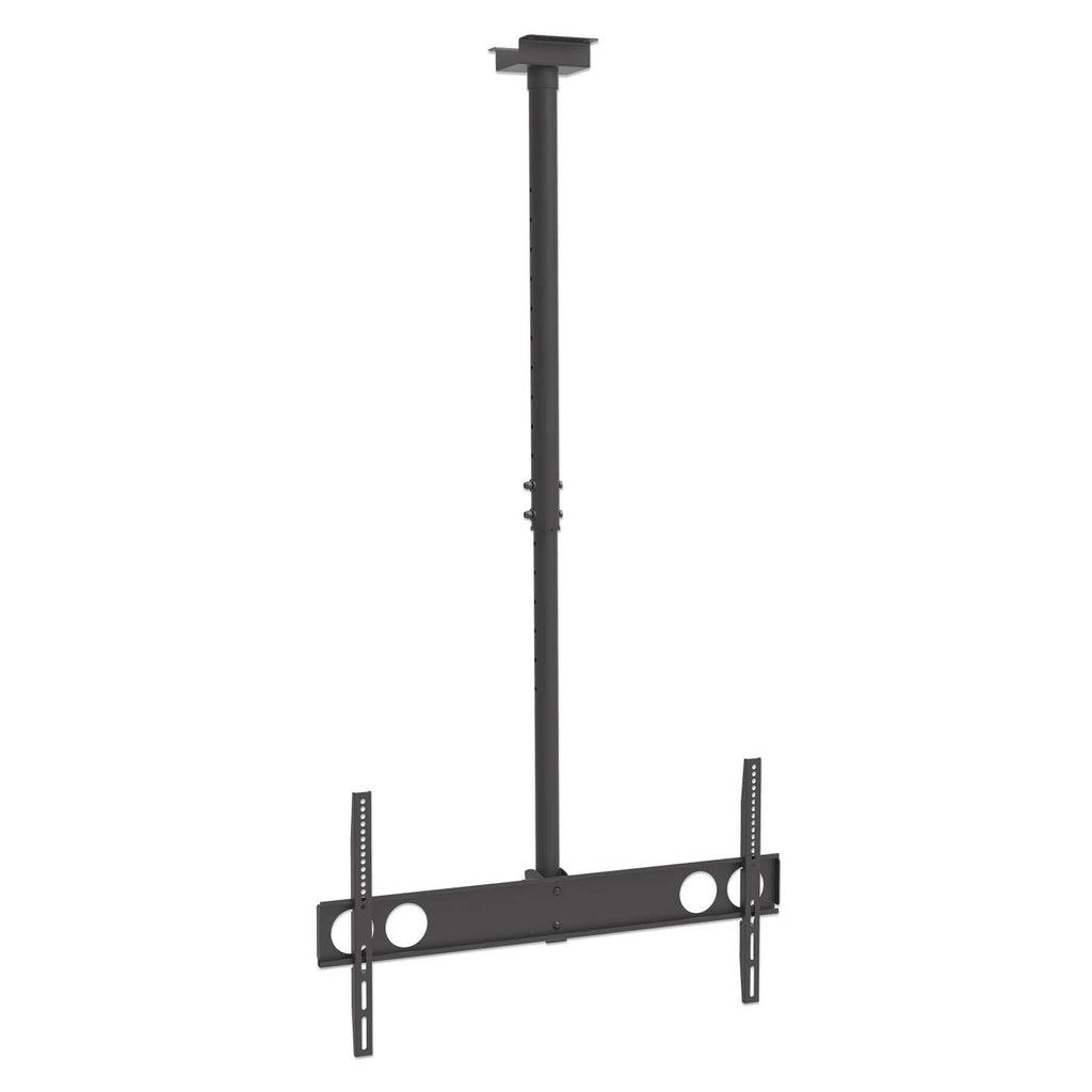 Manhattan Ceiling Mount for TV & Monitors For screens: 37" to 75" Adjustable height: 105-156 cm VESA compatability: all between 200x200 to 800x400mm - check the dimensions of the four mounting holes on back of screen to ensure it fits Max 50kg L Manhattan Ceiling Mount for TV & Monitors For screens: 37" to 75" Adjustable height: 105-156 cm VESA compatability: all between 200x200 to 800x400mm - check the dimensions of the four mounting holes on back of screen to ensure it fits Max 50kg L