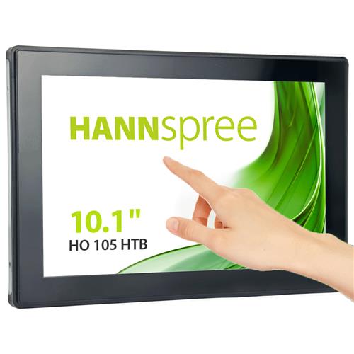 Hannspree Open Frame HO 105 HTB Digital signage flat panel 25.6 cm (10.1") LCD 350 cd/m HD Black Touchscreen