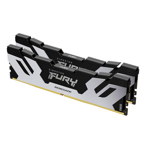 Kingston Technology FURY 32GB 7200MT/s DDR5 CL38 DIMM (Kit of 2) Renegade Silver XMP. Component for: PC Internal memory: 32 GB Memory layout (modules x size): 2 x 16 GB Internal memory type: DDR5 Memory form factor: 288-pin DIMM CAS latency: 38