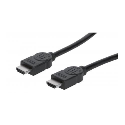 Manhattan HDMI Cable 4K@30Hz (High Speed) 2m Male to Male Black 