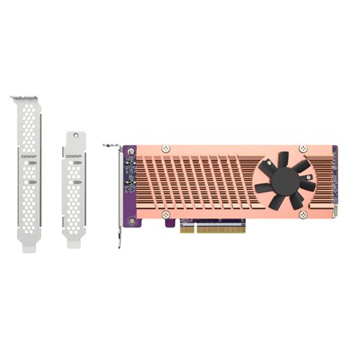 QNAP QM2-2P-384A PCIe M.2 PCIe 3.0 Brown Grey NAS / Storage ser