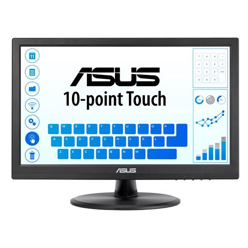 ASUS VT168HR computer monitor 39.6 cm (15.6") 1366 x 768 pixels WXGA LED Touchscreen Black