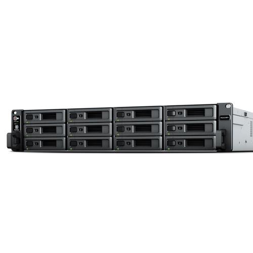 Synology RackStation RS2423+ NAS/storage server Rack (2U) Ryzen Embedded V1780B 8 GB DDR4 0 TB DiskStation Manager Black Grey