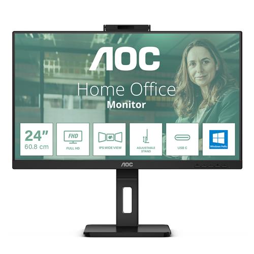 AOC 24P3CW computer monitor 60.5 cm (23.8") 1920 x 1080 pixels Full HD LED Black