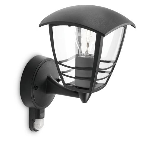 Philips myGarden Creek Wall Light 60W E27 No-bulb