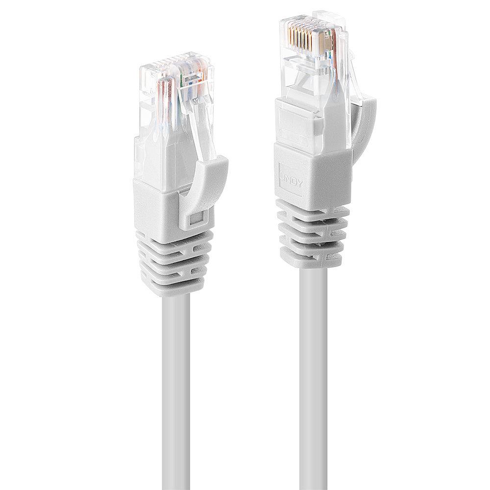 Lindy 5M Cat.6 U/Utp Network Cable. White