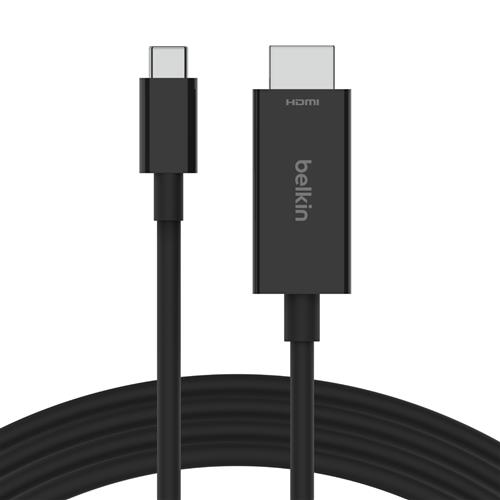 Photos - Cable (video, audio, USB) Belkin AVC012bt2MBK 2 m USB Type-C HDMI Black 