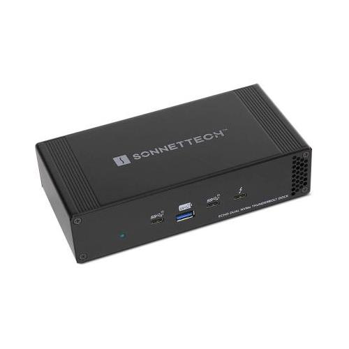 Sonnet Echo Dual NVMe Thunderbolt Dock Wired Black