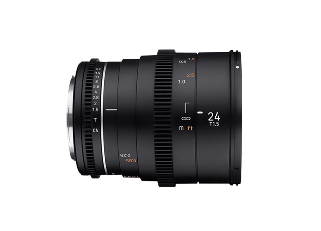 Samyang VDSLR 24mm T1.5 MK2 MILC Cinema lens Black Samyang VDSLR 24mm T1.5 MK2 MILC Cinema lens Black