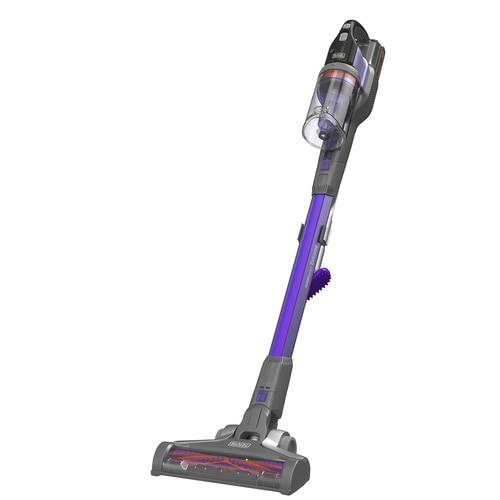 Black & Decker BHFEV182CP-GB stick vacuum/electric broom 2-in-1 stick vacuum Battery Dry Bagless 0.65 L Purple Titanium 2 Ah