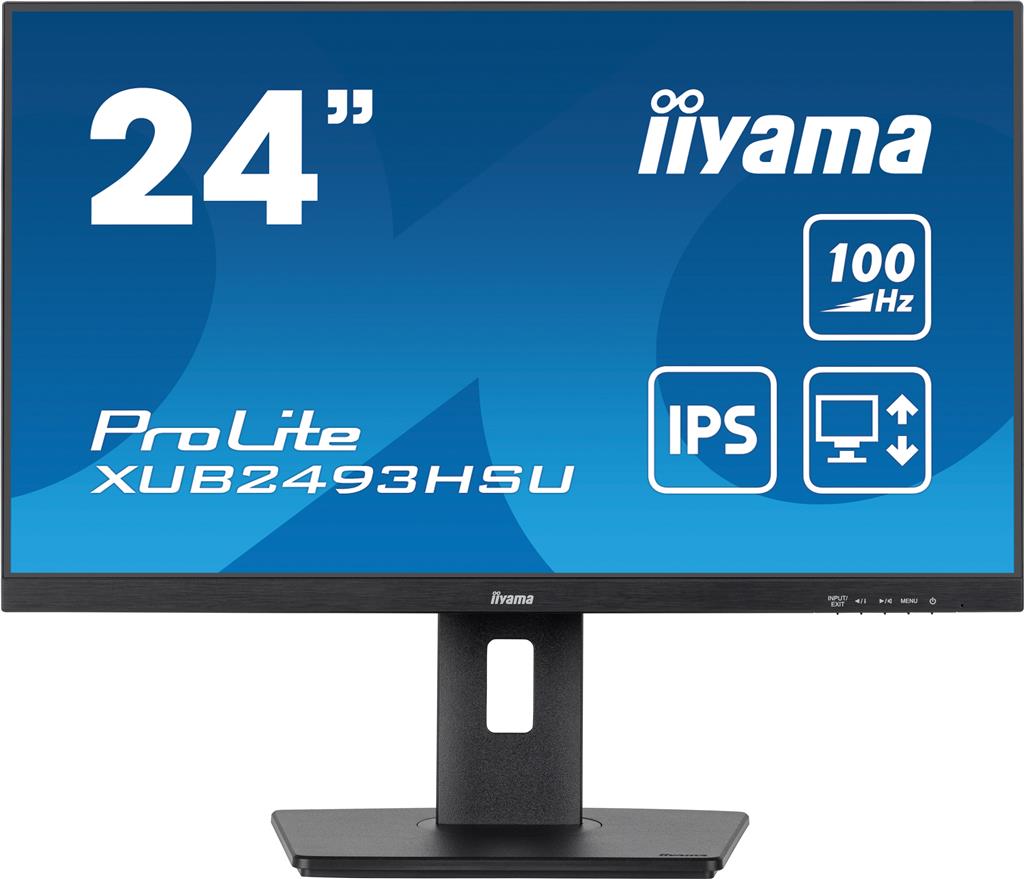 Iiyama Prolite XUB2493HSU-B6 Computer Monitor 60.5 Cm (23.8") 1920 X 1080 Pixels Full Hd Led Black-image
