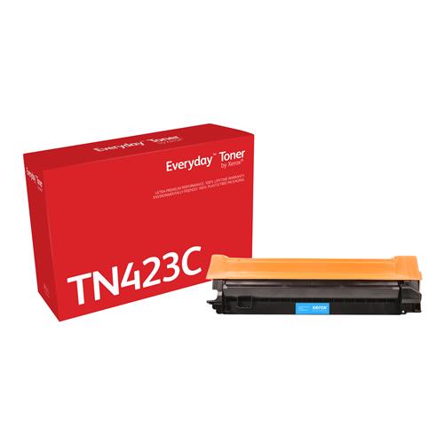 Photos - Ink & Toner Cartridge Xerox Everyday Cyan Toner by  compatible with Brother TN-423C High capacity 