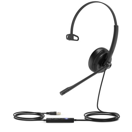 Yealink UH34 Mono Teams Headset. Product type: Headset. Connectivity technology: Wired. Recommended usage: Office/Call center. Headphone frequency: 20 - 20000 Hz. Cable length: 1.2 m. Weight: 88 g. Product colour: Black