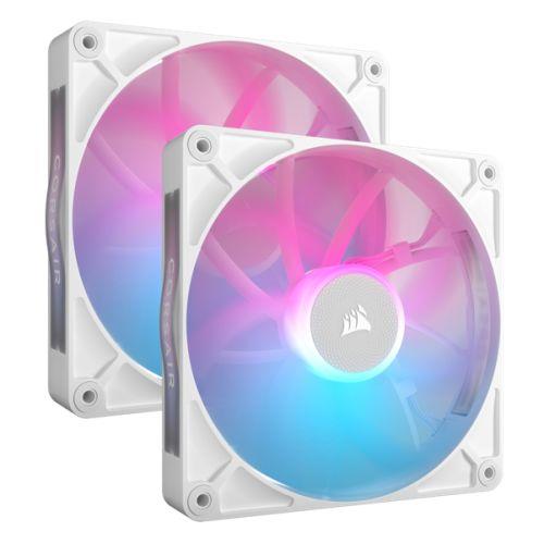 Photos - Computer Cooling Corsair iCUE LINK RX140 RGB Computer case Fan 14 cm White 2 pc(s) CO-90510 