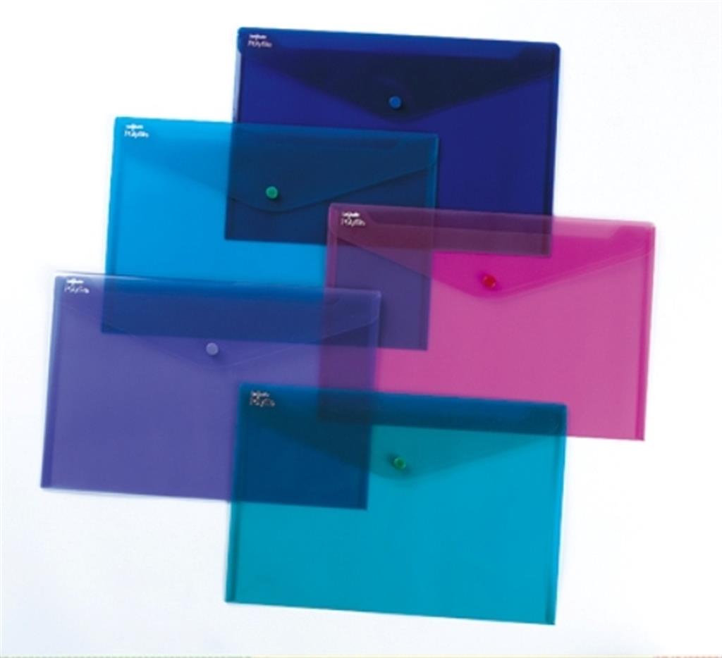 Snopake Polyfile - A4+(Foolscap) Electra Blue A4+