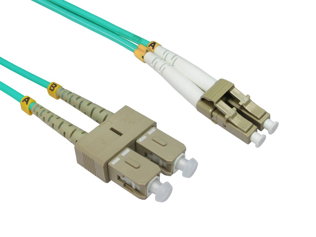 Cables Direct FB4M-LCSC-050D Infiniband/Fibre Optic Cable 5 M Lc Sc Lc/Sc Aqua Colour