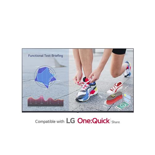 LG 55UL3J-E Digital signage display 139.7 cm (55') IPS 400 cd/m 4K Ultra HD Blue Built-in processor Web OS 16/7