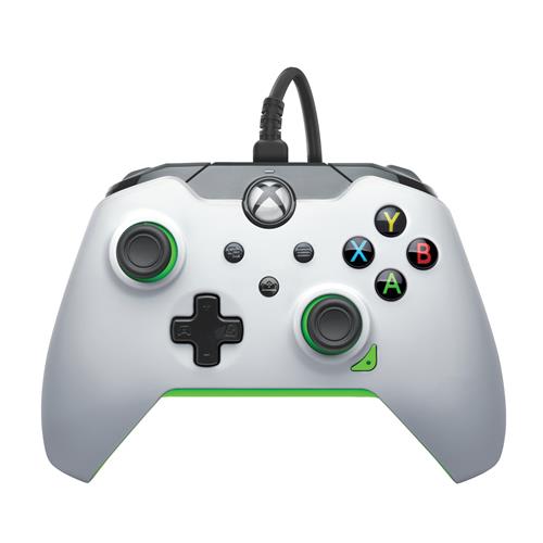PDP Wired Controller: Neon White - Xbox Series X|S Xbox One Xbox W