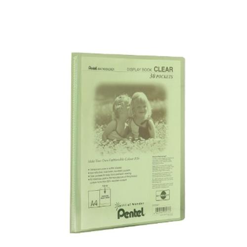 Pentel Display Book Clear personal organizer Green