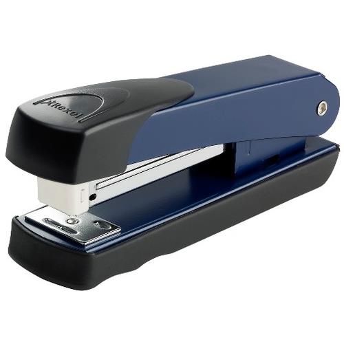 Rexel Meteor Half Strip Stapler Blue