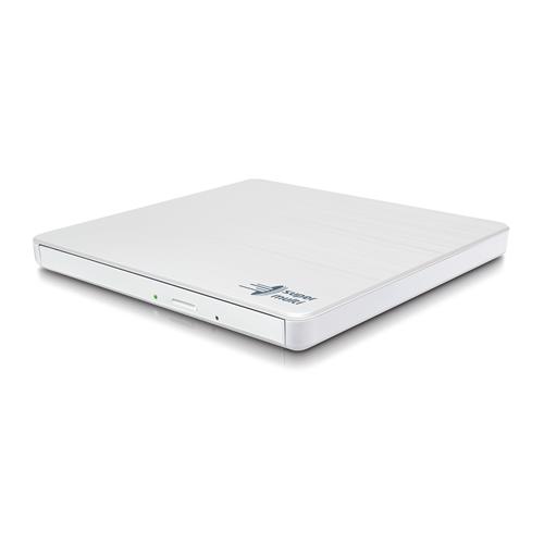 Hitachi-LG Slim Portable DVD-Writer White Tray Desktop/Laptop DVD