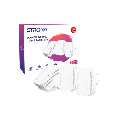 Strong POWERL1000TRIMINIUK AV1000 Mini Powerline Kit Triple Pack (3 Pack)