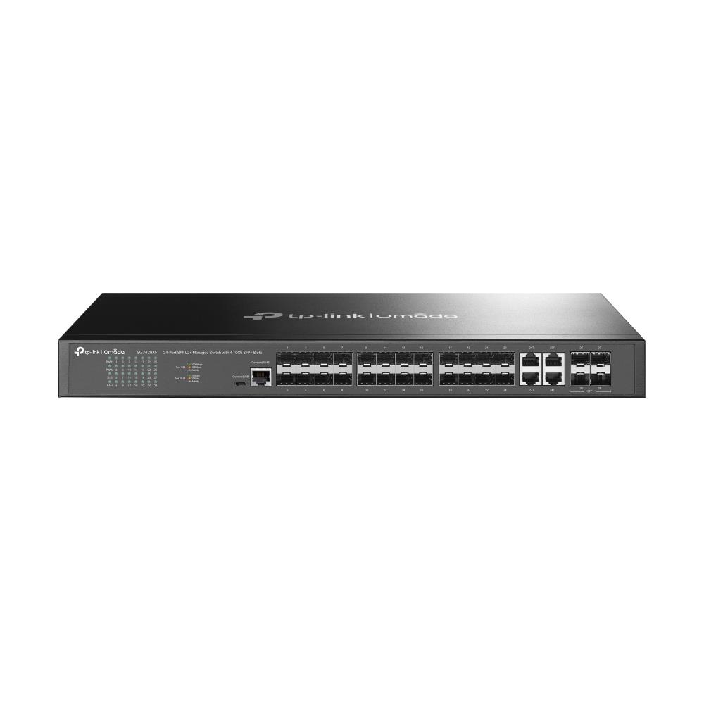 Tp-Link Jetstream 24-Port Sfp L2+ Managed Switch With 4 10GE Sfp+ Slot
