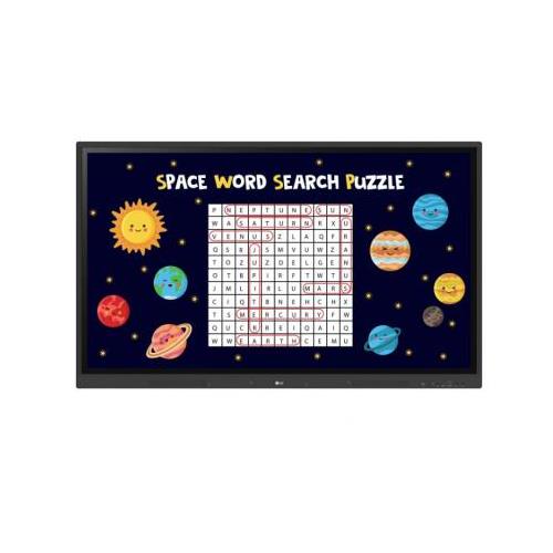 LG 65TR3DK-B interactive whiteboard 165.1 cm (65") 3840 x 2160 pixels Touchscreen Black