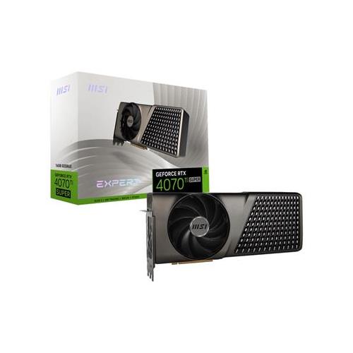 MSI GEFORCE RTX 4070 TI SUPER 16G EXPERT graphics card NVIDIA 16 GB GDDR6X