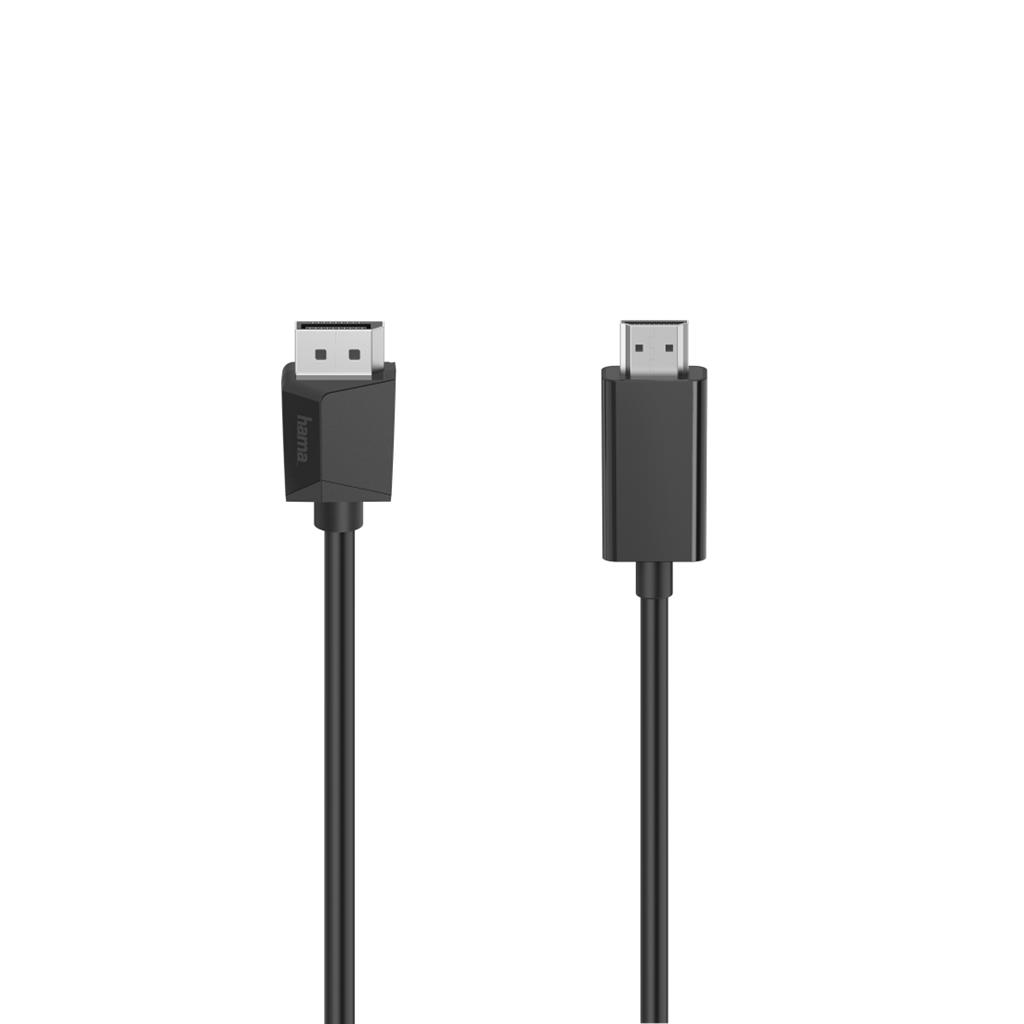 Hama 00200712 Video Cable Adapter 1.5 M Displayport Hdmi Black