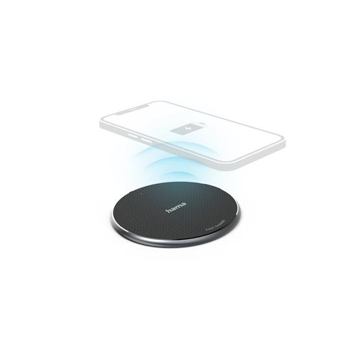 Hama QI-FC10 Smartphone Black USB Wireless charging Fast charging Indoor
