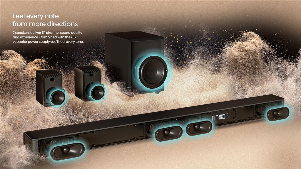 Hisense AX5100G soundbar speaker Black 5.1 channels Hisense AX5100G soundbar speaker Black 5.1 channels