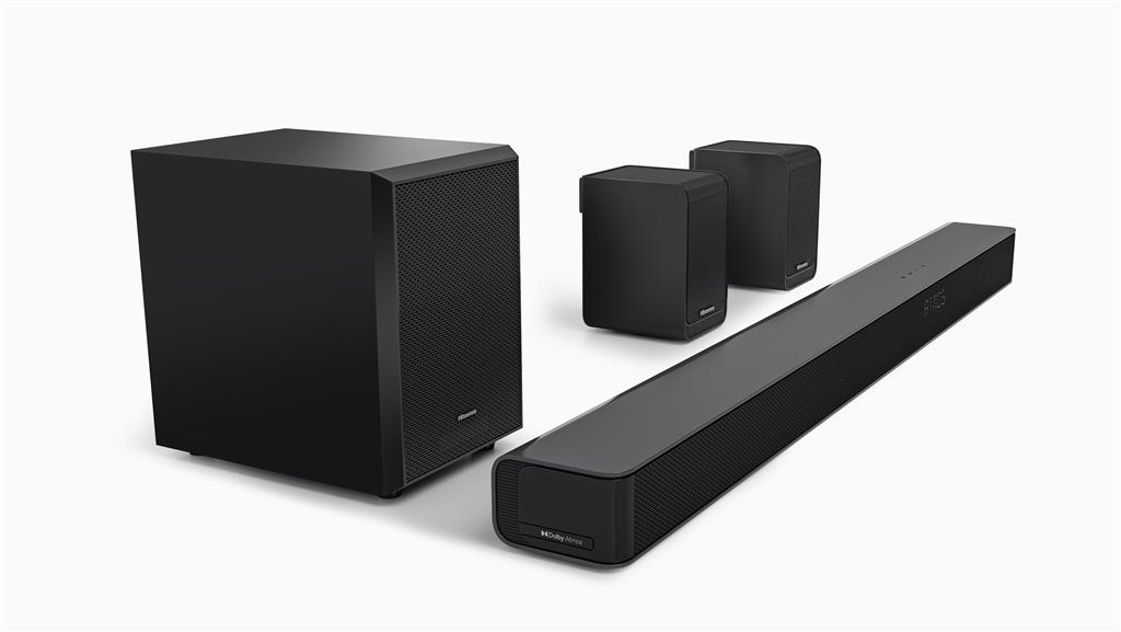 Hisense AX5100G soundbar speaker Black 5.1 channels Hisense AX5100G soundbar speaker Black 5.1 channels