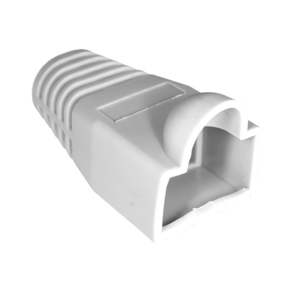 Cablenet RJ45 Bubble Boot White 6Mm