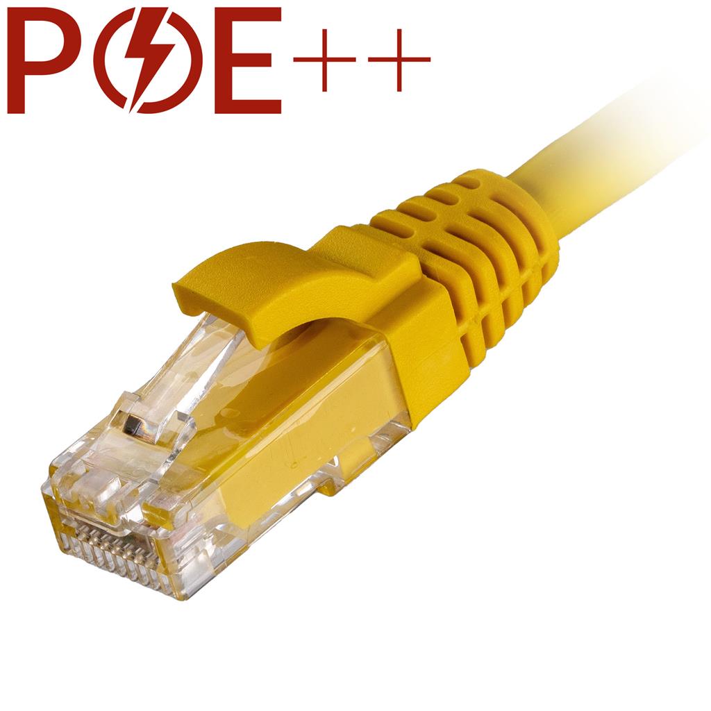 Cablenet 20M Cat6 RJ45 Yellow U/Utp Lsoh 24AWG Snagless Booted Patch L