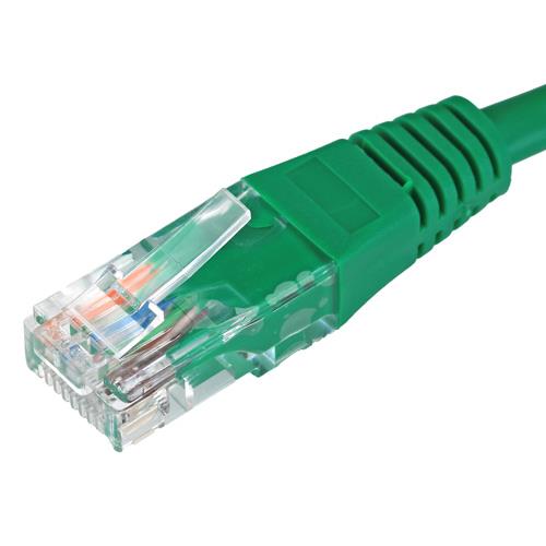 Photos - Cable (video, audio, USB) Cablenet 10m Cat5e RJ45 Green U/UTP PVC 24AWG Flush Moulded Booted Patch Lead 67-3100