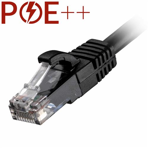 Photos - Cable (video, audio, USB) Cablenet 10m Cat6 RJ45 Black U/UTP LSOH 24AWG Snagless Booted Patch Lead L