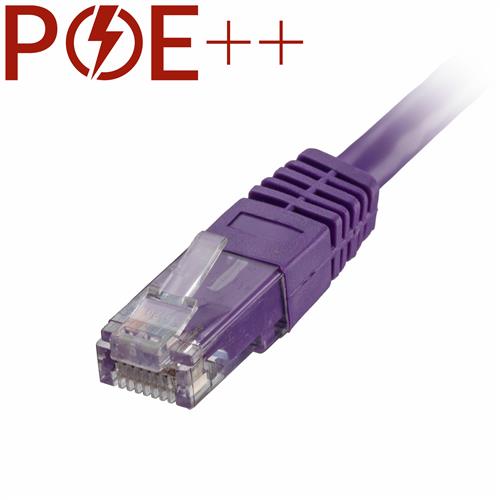 Photos - Cable (video, audio, USB) Cablenet 3m Cat6 RJ45 Violet U/UTP PVC 24AWG Flush Moulded Booted Patch Le