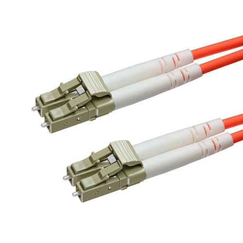 Photos - Cable (video, audio, USB) Cablenet 3m OM4 50/125 LC-LC Duplex Orange LSOH Fibre Patch Lead OR4LCLC3