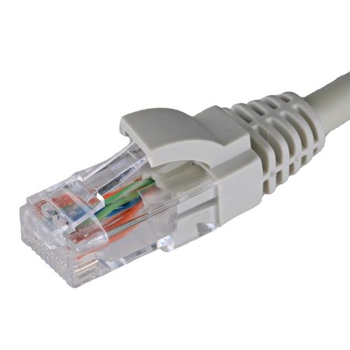 Photos - Cable (video, audio, USB) Cablenet 4m Cat5e RJ45 Grey U/UTP LSOH 24AWG Snagless Booted Patch Lead L67-1040