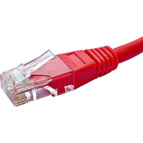 Photos - Cable (video, audio, USB) Cablenet 4m Cat5e RJ45 Red U/UTP PVC 24AWG Flush Moulded Booted Patch Lead 67-2040